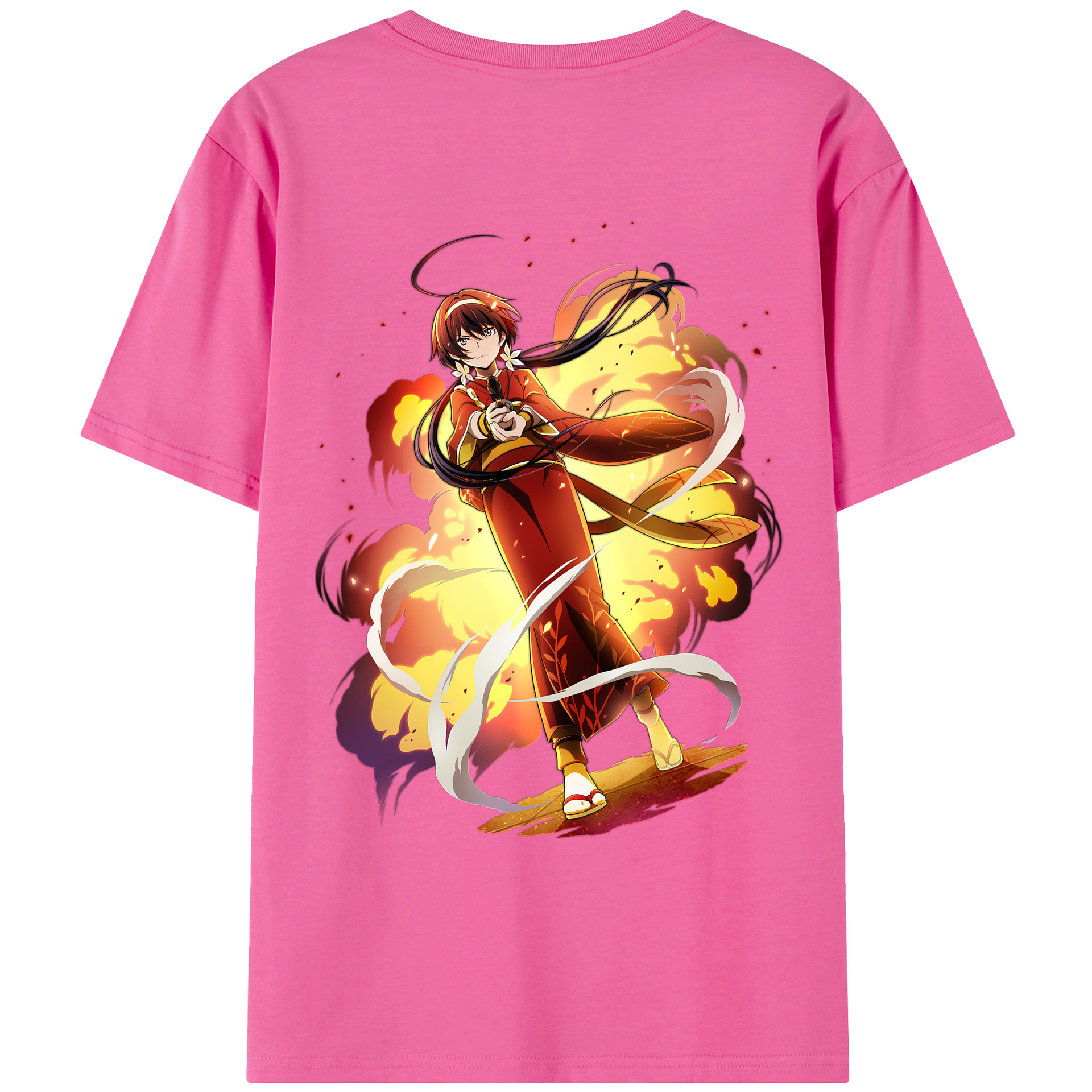 （画像用） 文豪ストレイドッグス Bungo Stray Dogs レディース半袖Tシャツ(バックプリント)